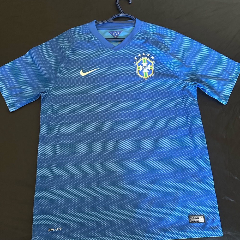 Nike Brazil Blue Soccer Jersey